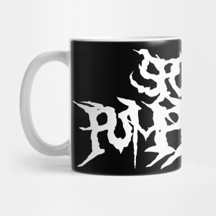 Hallows Eve Costumes Fake Metal Band Spooky Pumpkins Mug